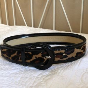 Genuine leather. Guess belt. Leopard print